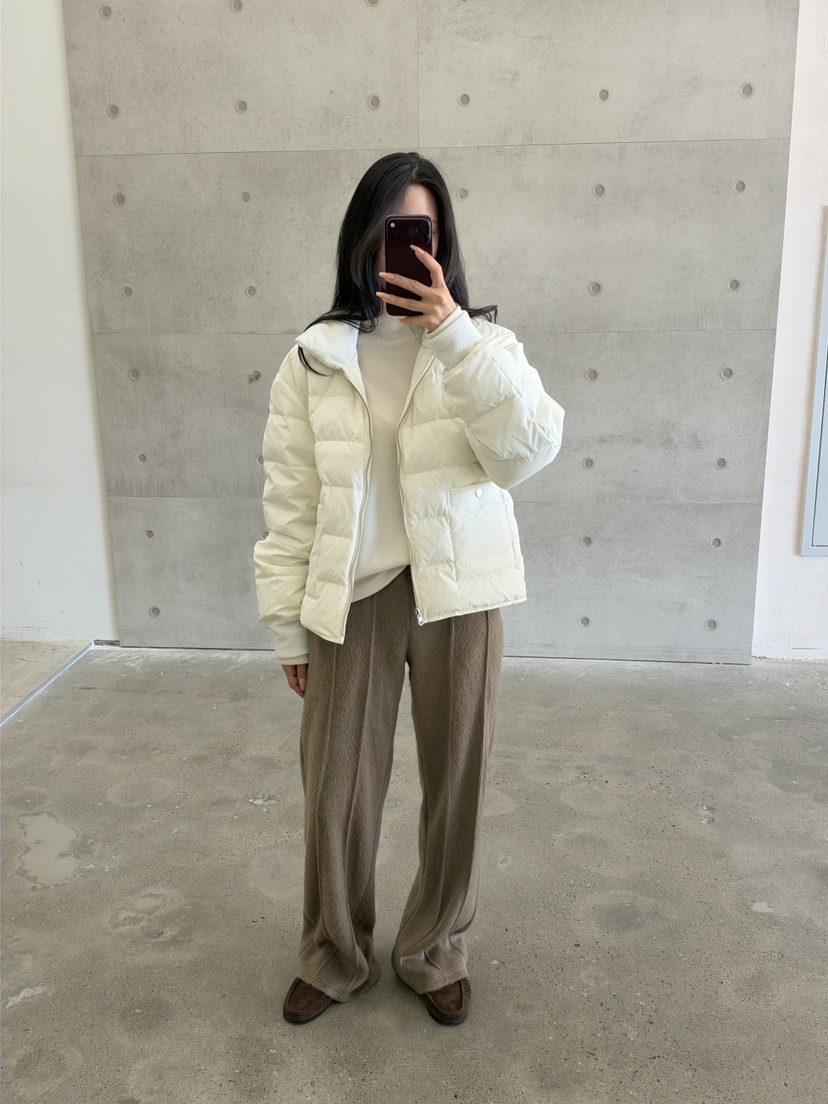 ELIA東大門實拍女士新款推薦時尚休閑短款羽絨服羽絨服雙面ELIA STUDIO短款羽絨服
