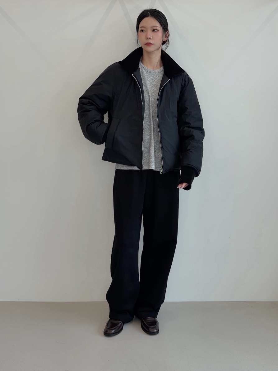 ELIA東大門實拍女士新款推薦時尚休閑短款羽絨服羽絨服雙面ELIA STUDIO短款羽絨服