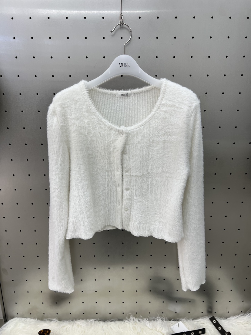 MUGE東大門代購女裝新款真品休閑推薦熱賣時尚人氣開衫MUGE開衫圖色1