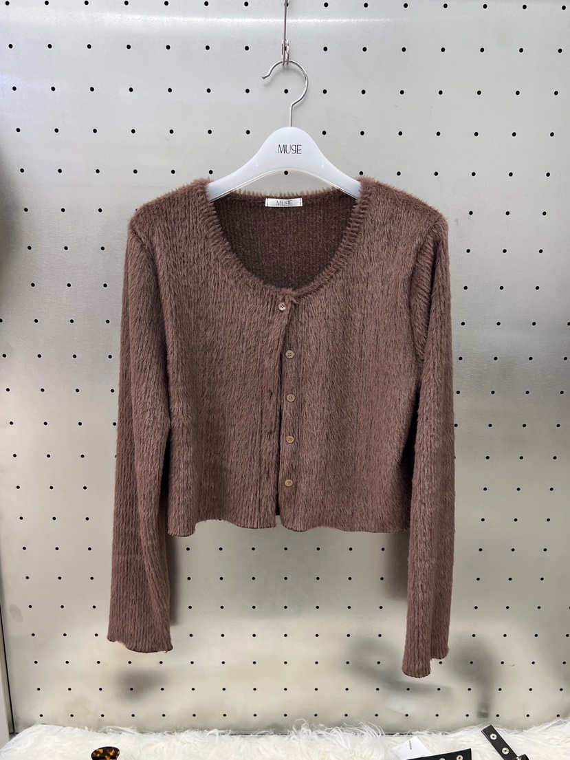 MUGE東大門代購女裝新款真品休閑推薦熱賣時尚人氣開衫MUGE開衫圖色2