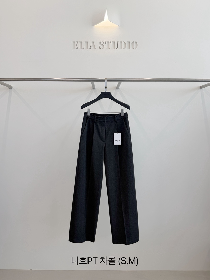 ELIA東大門直郵女裝新品休閑推薦熱賣真品人氣時尚休閑褲ELIA STUDIO休閑褲圖色1墨色