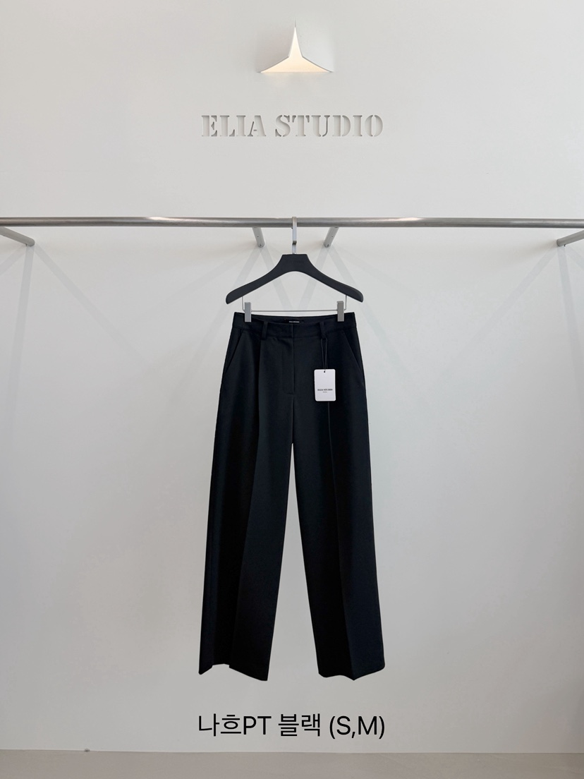 ELIA東大門直郵女裝新品休閑推薦熱賣真品人氣時尚休閑褲ELIA STUDIO休閑褲圖色2黑色