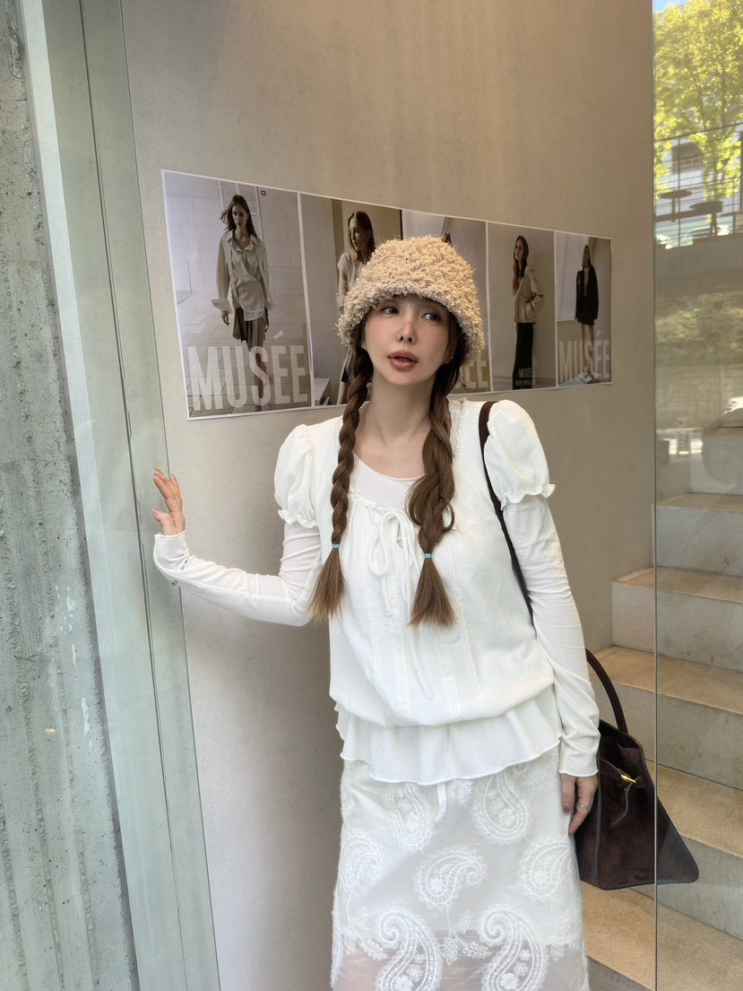 81 MARKET-L韓國代購女士新品熱賣推薦休閑真品套裝蓬松81 MARKET-L套裝