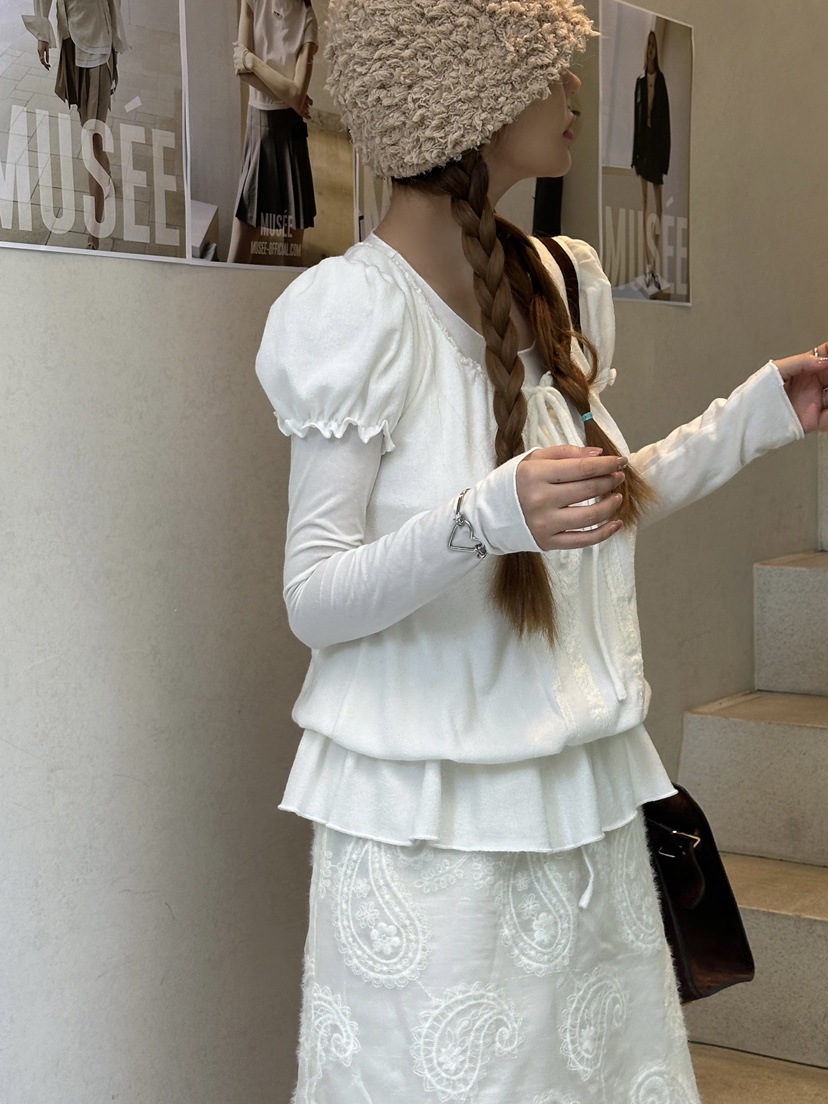 81 MARKET-L韓國代購女士新品熱賣推薦休閑真品套裝蓬松81 MARKET-L套裝