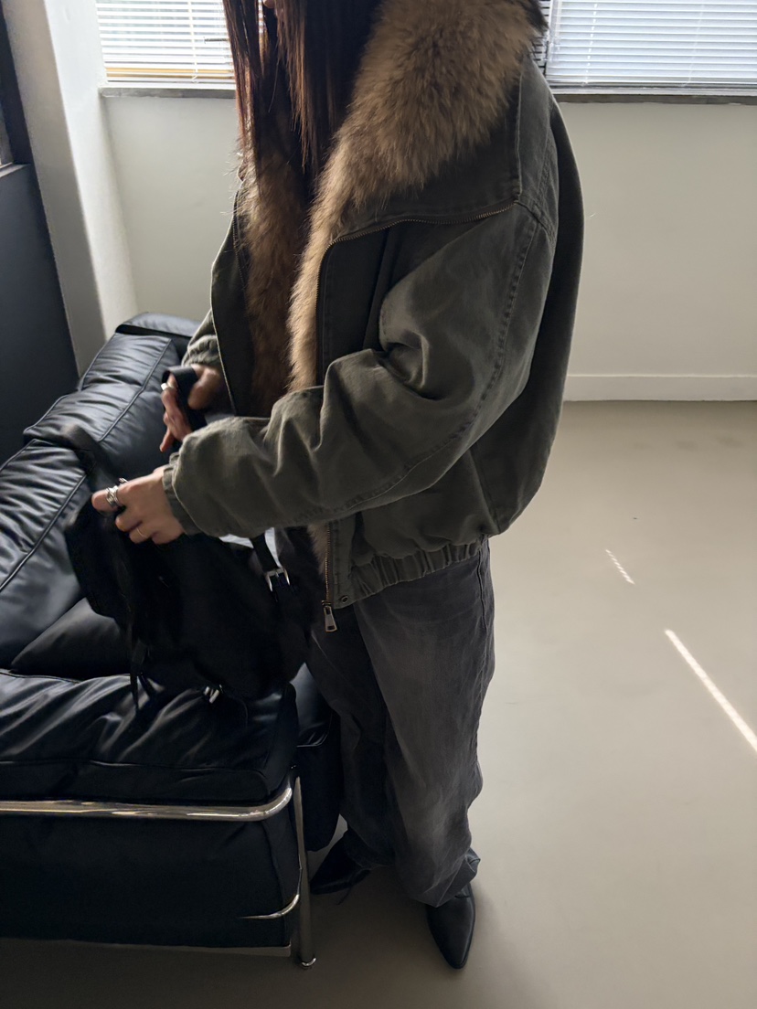 Verbena東大門代購女裝新品時尚熱賣人氣休閑夾克羽絨服鵝Verbena夾克