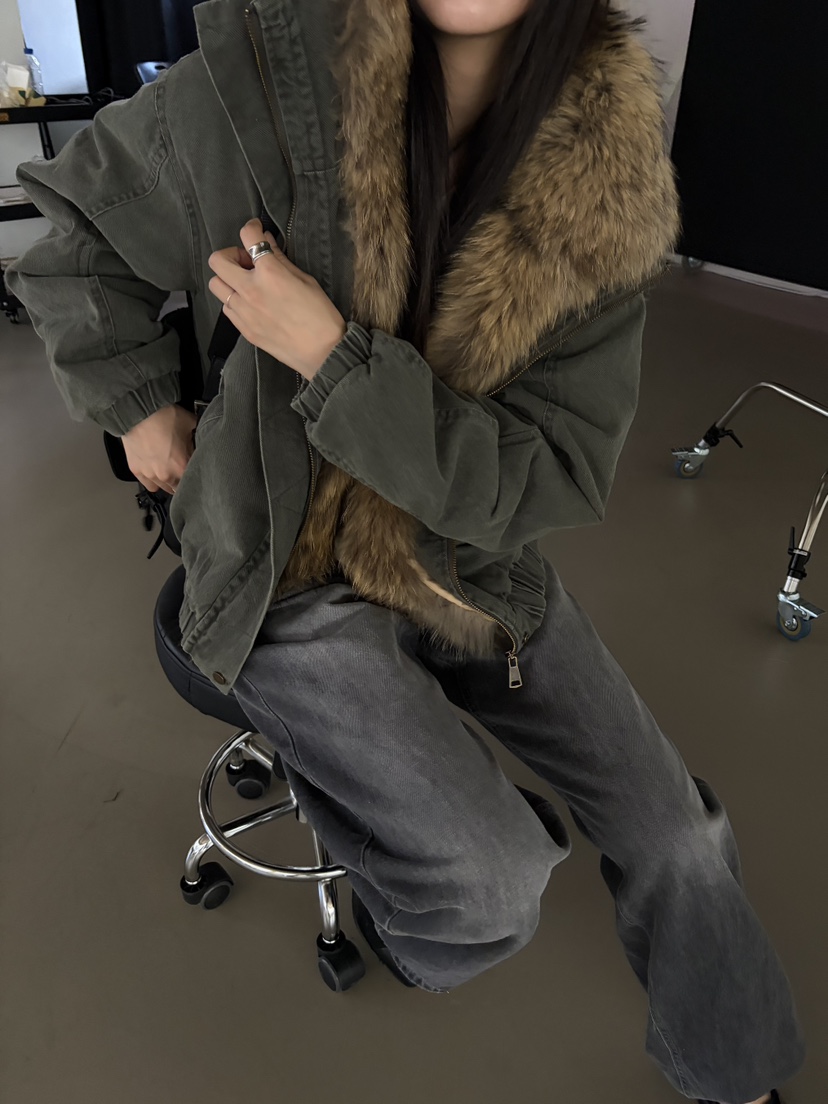 Verbena東大門代購女裝新品時尚熱賣人氣休閑夾克羽絨服鵝Verbena夾克