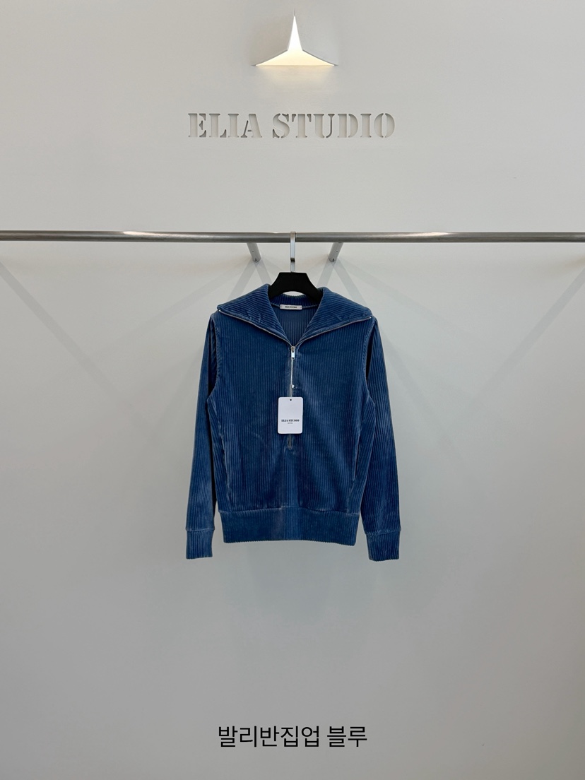 ELIA韓國代購女士新品休閑推薦人氣熱賣真品時尚衛衣半拉鏈ELIA STUDIO衛衣圖色5