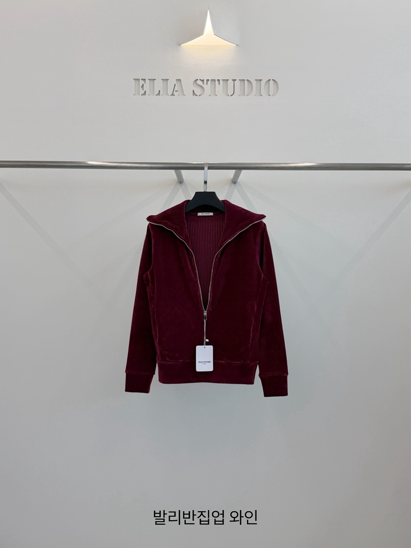 ELIA韓國代購女士新品休閑推薦人氣熱賣真品時尚衛衣半拉鏈ELIA STUDIO衛衣圖色6