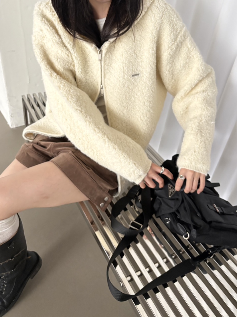 Verbena東大門代購女裝新款推薦真品人氣休閑夾克雙向拉鏈Verbena夾克