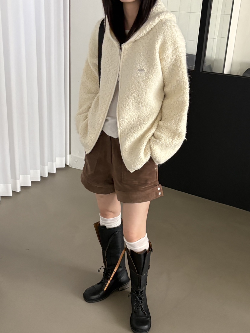 Verbena東大門代購女裝新款推薦真品人氣休閑夾克雙向拉鏈Verbena夾克