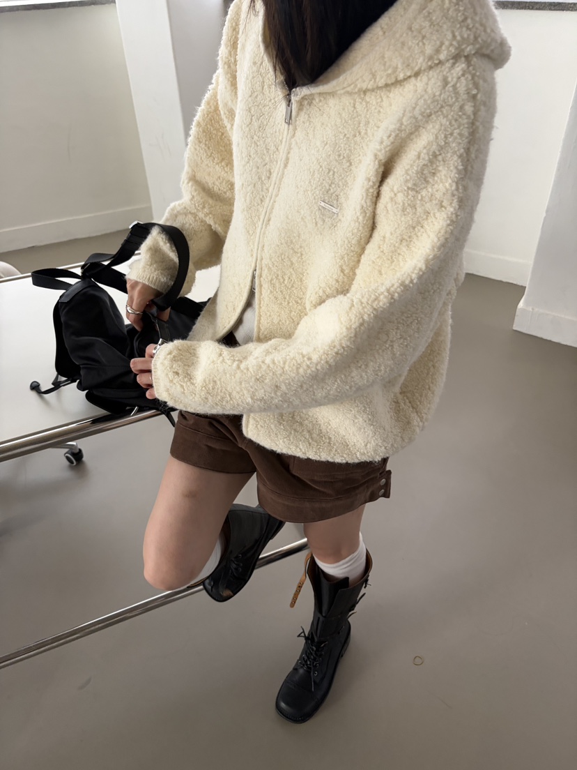 Verbena東大門代購女裝新款推薦真品人氣休閑夾克雙向拉鏈Verbena夾克