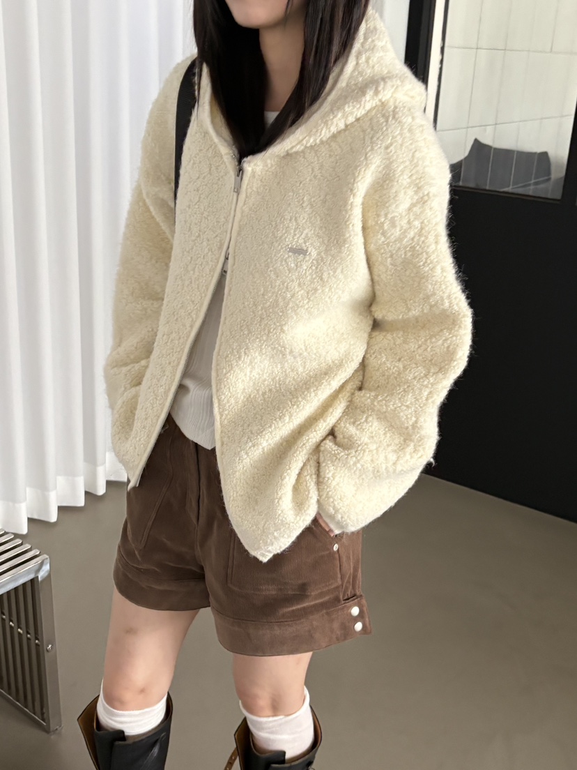 Verbena東大門代購女裝新款推薦真品人氣休閑夾克雙向拉鏈Verbena夾克圖色1