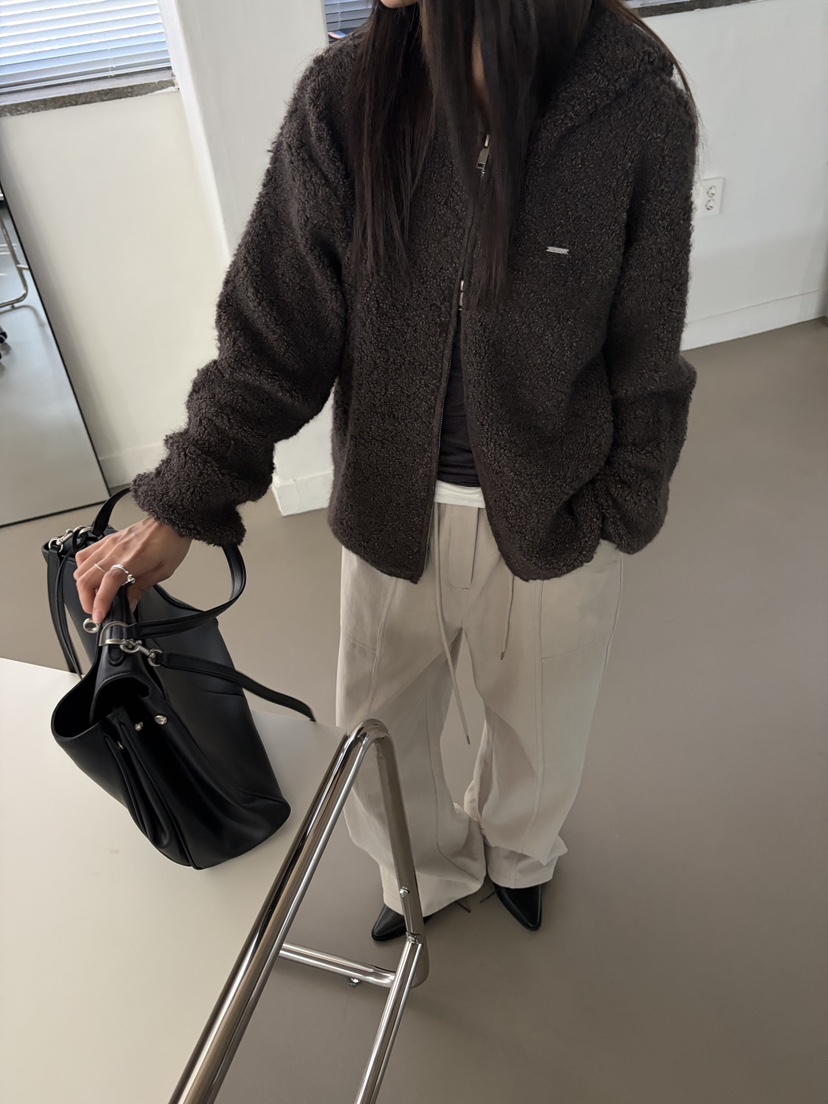 Verbena東大門代購女裝新款推薦真品人氣休閑夾克雙向拉鏈Verbena夾克圖色2