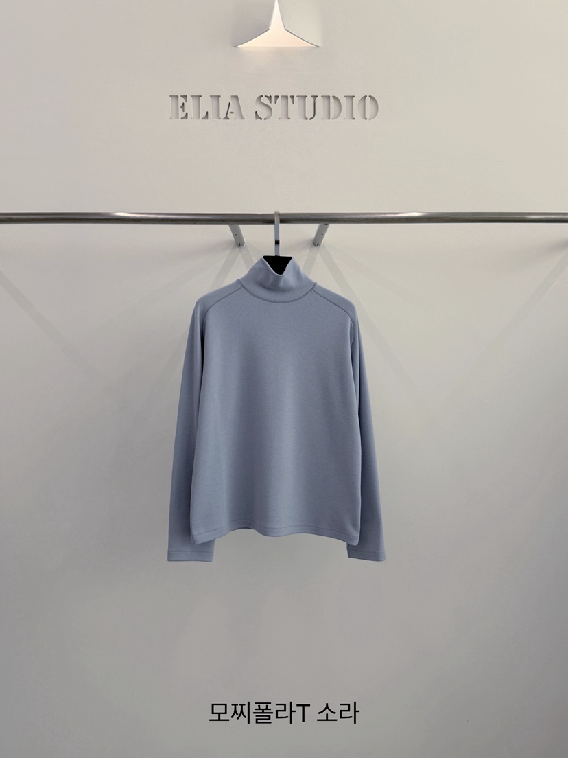 ELIA東大門代購女裝新品人氣真品推薦休閑熱賣時尚長袖T恤ELIA STUDIO長袖T恤圖色2