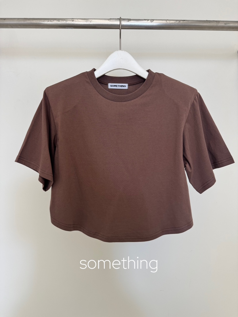 SOMETHING-L/FANCY東大門實拍女士新款休閑熱賣推薦T恤SOMETHING-L/FANCYT恤圖色1