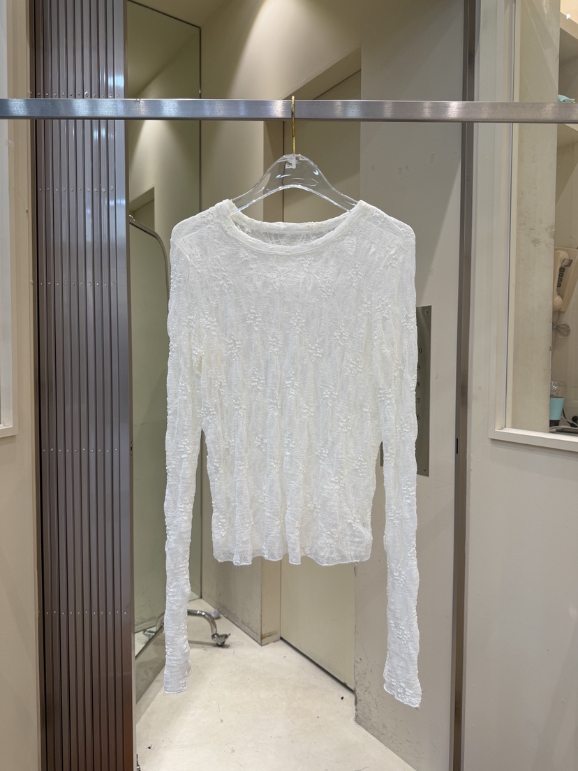 81 MARKET-L東大門實拍女裝新品熱賣真品時尚長袖T恤蕾絲81 MARKET-L長袖T恤圖色1