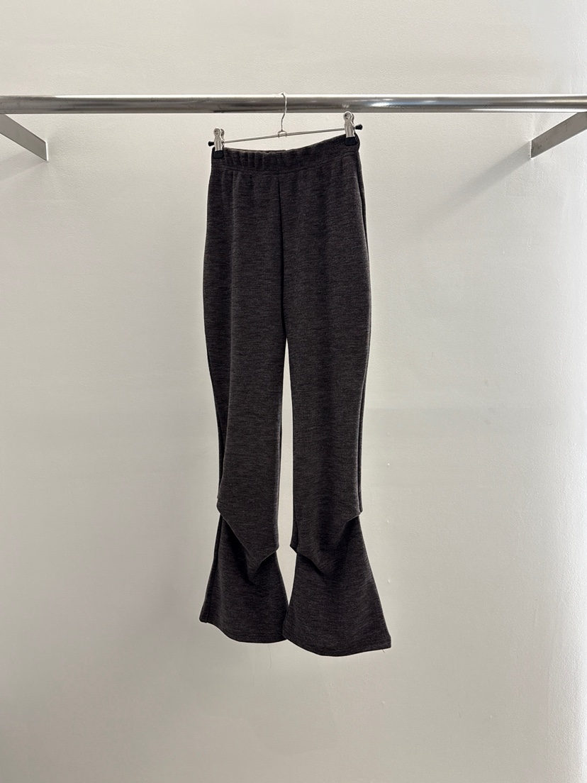EE97韓國直郵女裝新品時尚熱賣推薦人氣休閑褲緊身褲褶裥EE97休閑褲圖色2棕色