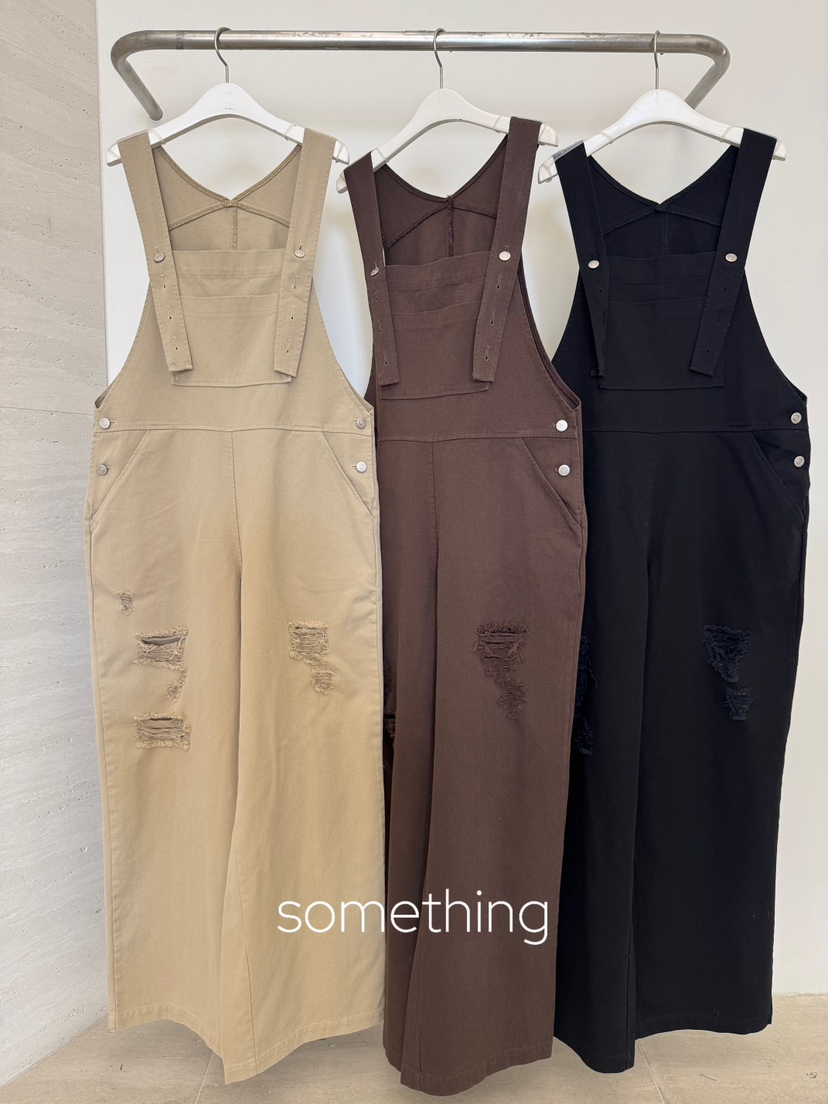 SOMETHING-L/FANCY東大門代購女裝新款休閑真品人氣背帶褲SOMETHING-L/FANCY背帶褲