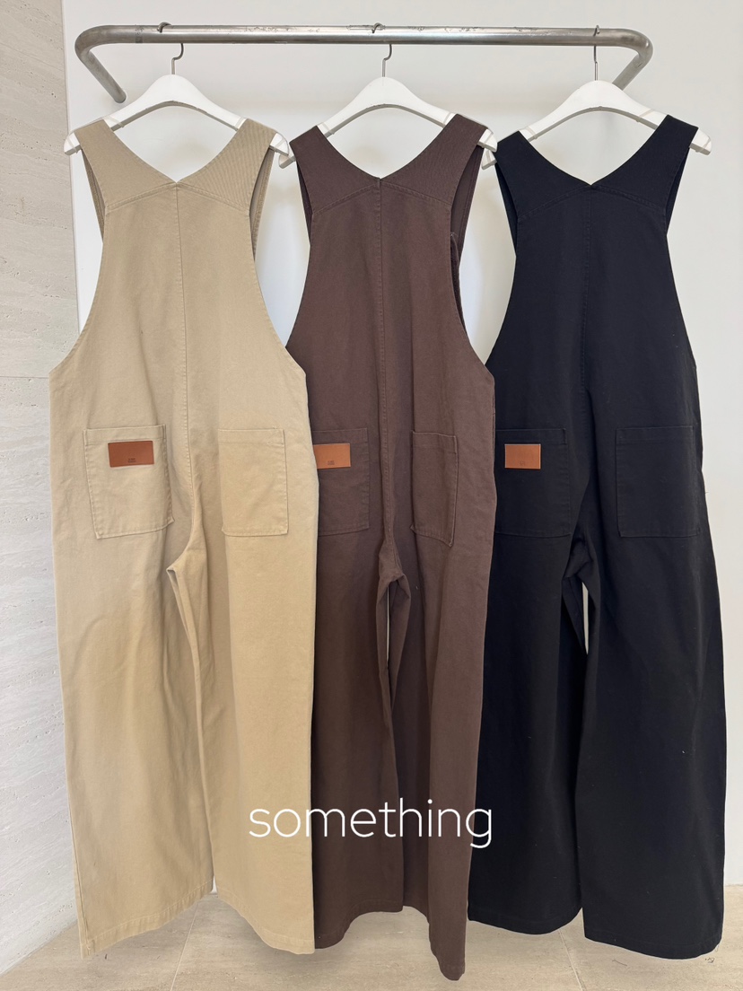 SOMETHING-L/FANCY東大門代購女裝新款休閑真品人氣背帶褲SOMETHING-L/FANCY背帶褲