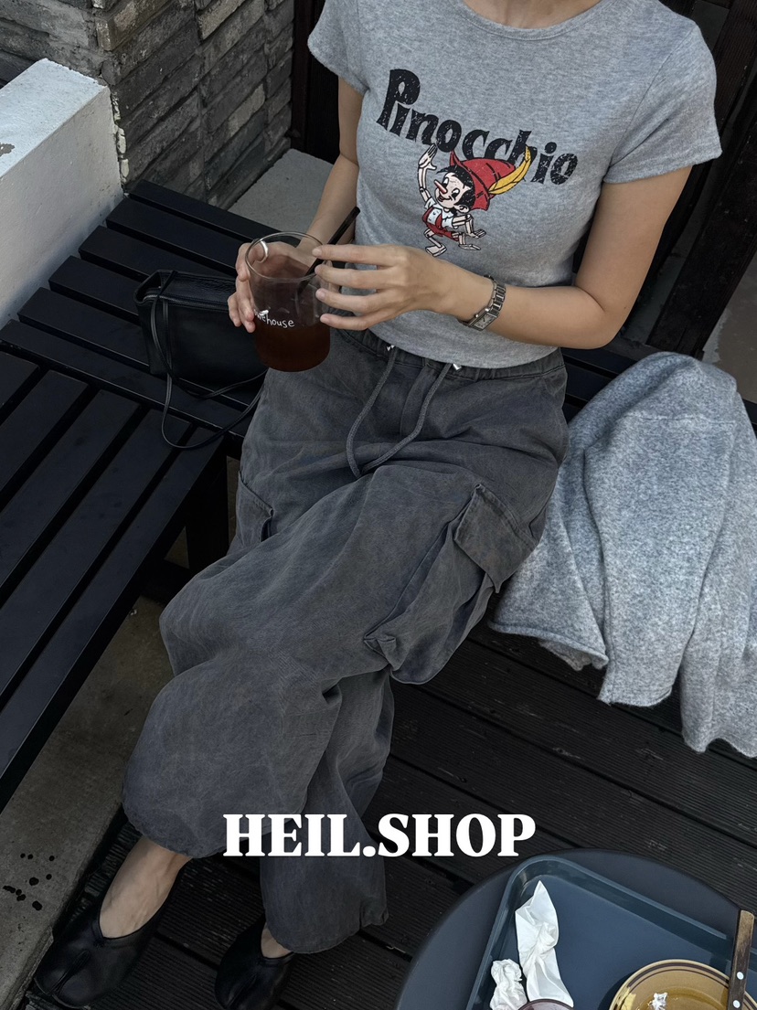 HEIL東大門實拍女士新品真品熱賣時尚推薦休閑人氣T恤HEILT恤