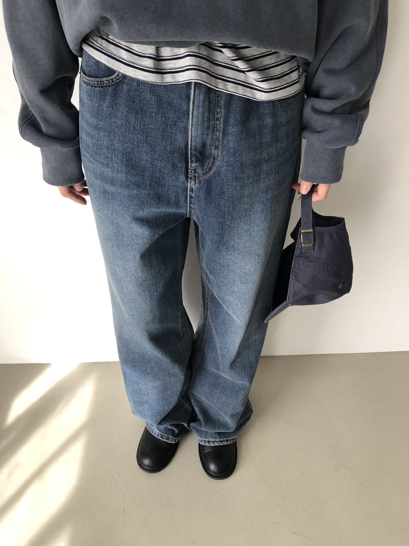 LONG PEAK韓國直郵女裝新品熱賣休閑人氣時尚真品牛仔褲LONG PEAK牛仔褲