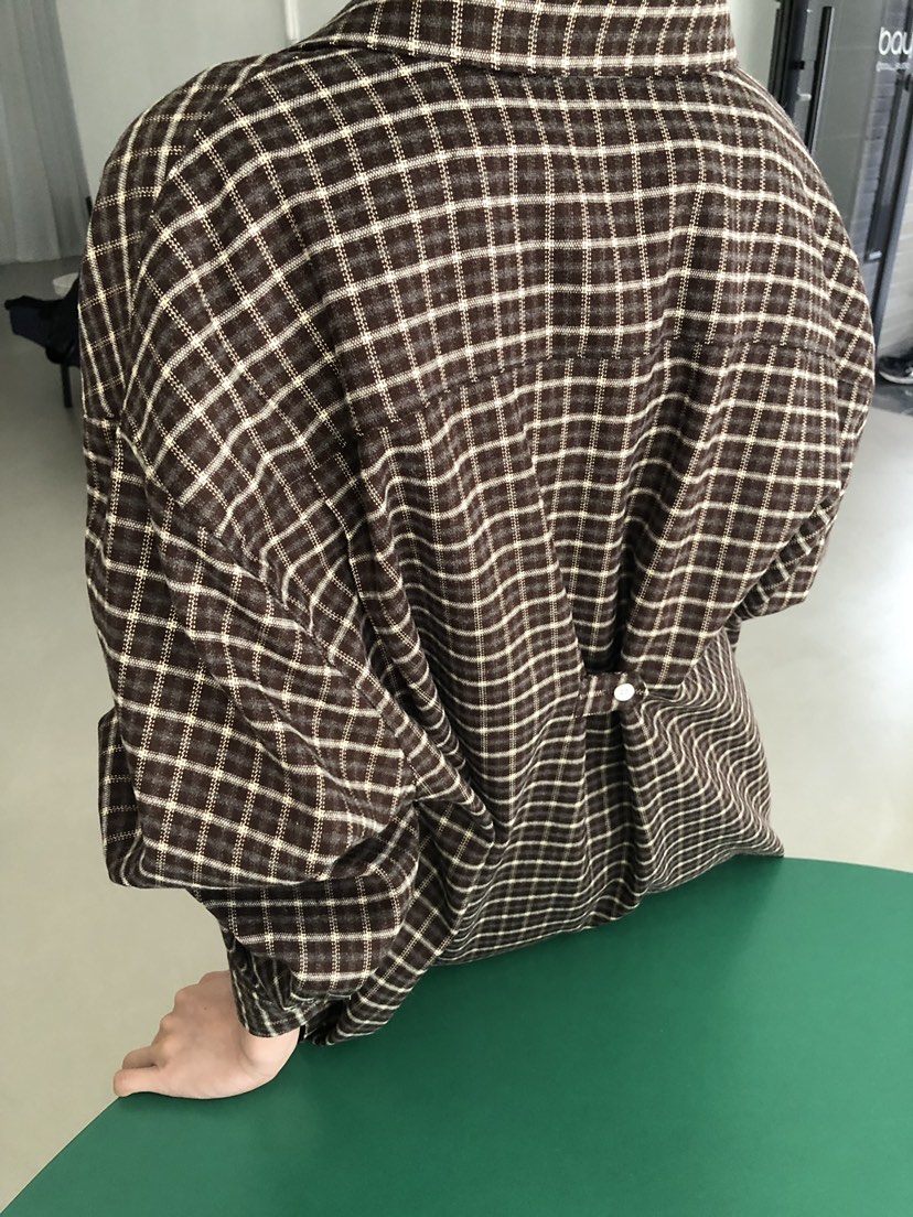 LONG PEAK韓國代購女裝新款推薦人氣時尚襯衫蕾絲衫格子LONG PEAK襯衫/蕾絲衫