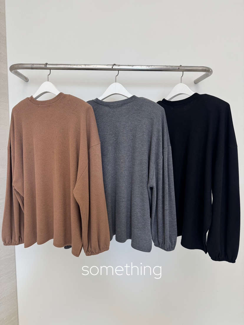 SOMETHING-L/FANCY東大門代購女士新款推薦休閑長袖T恤SOMETHING-L/FANCY長袖T恤