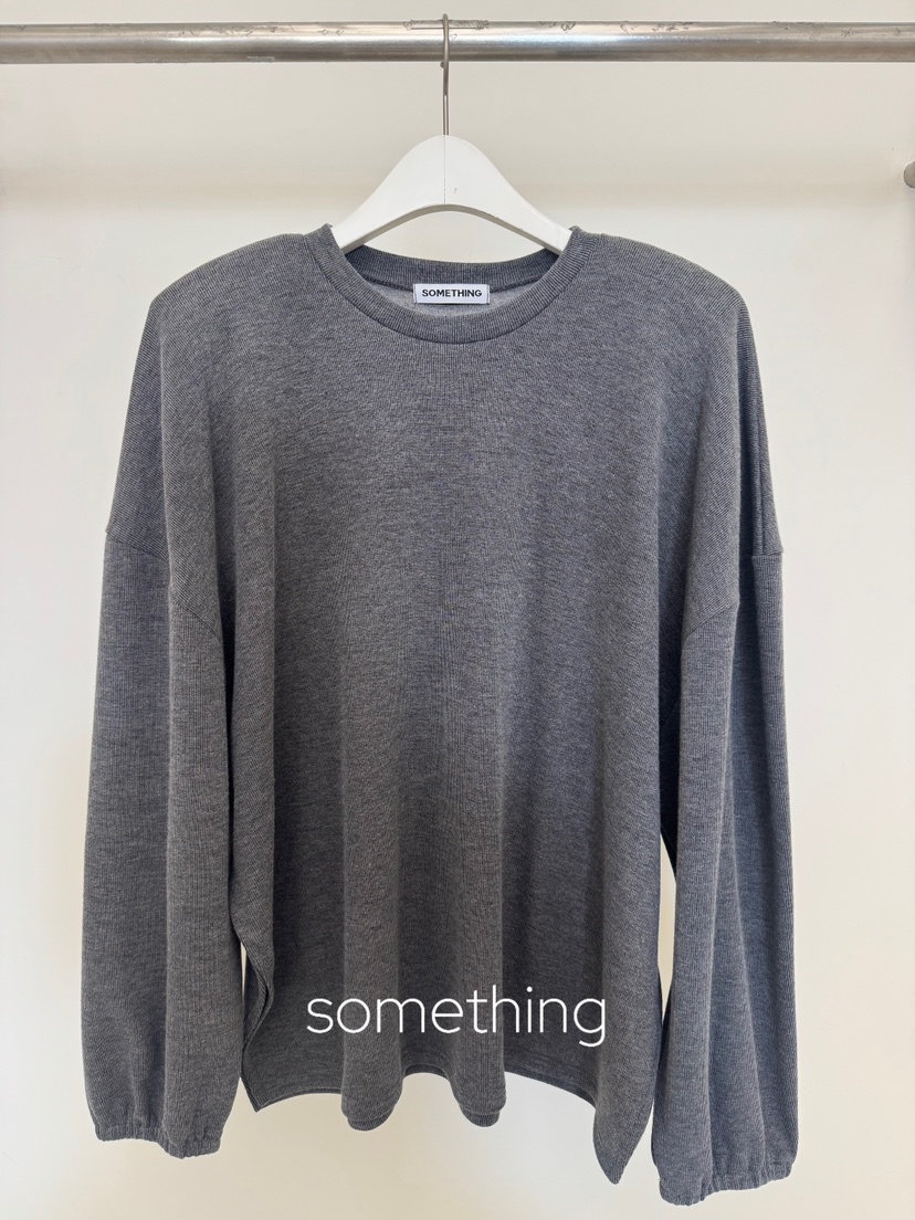SOMETHING-L/FANCY東大門代購女士新款推薦休閑長袖T恤SOMETHING-L/FANCY長袖T恤圖色1