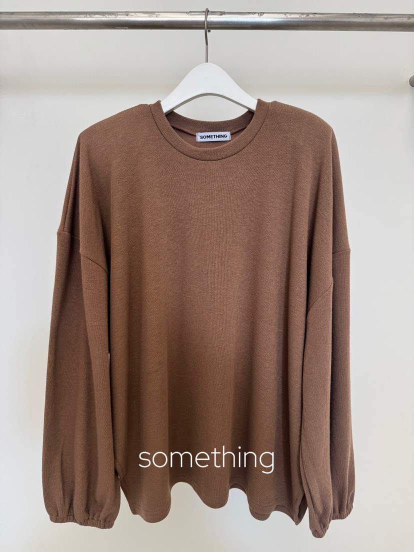 SOMETHING-L/FANCY東大門代購女士新款推薦休閑長袖T恤SOMETHING-L/FANCY長袖T恤圖色3