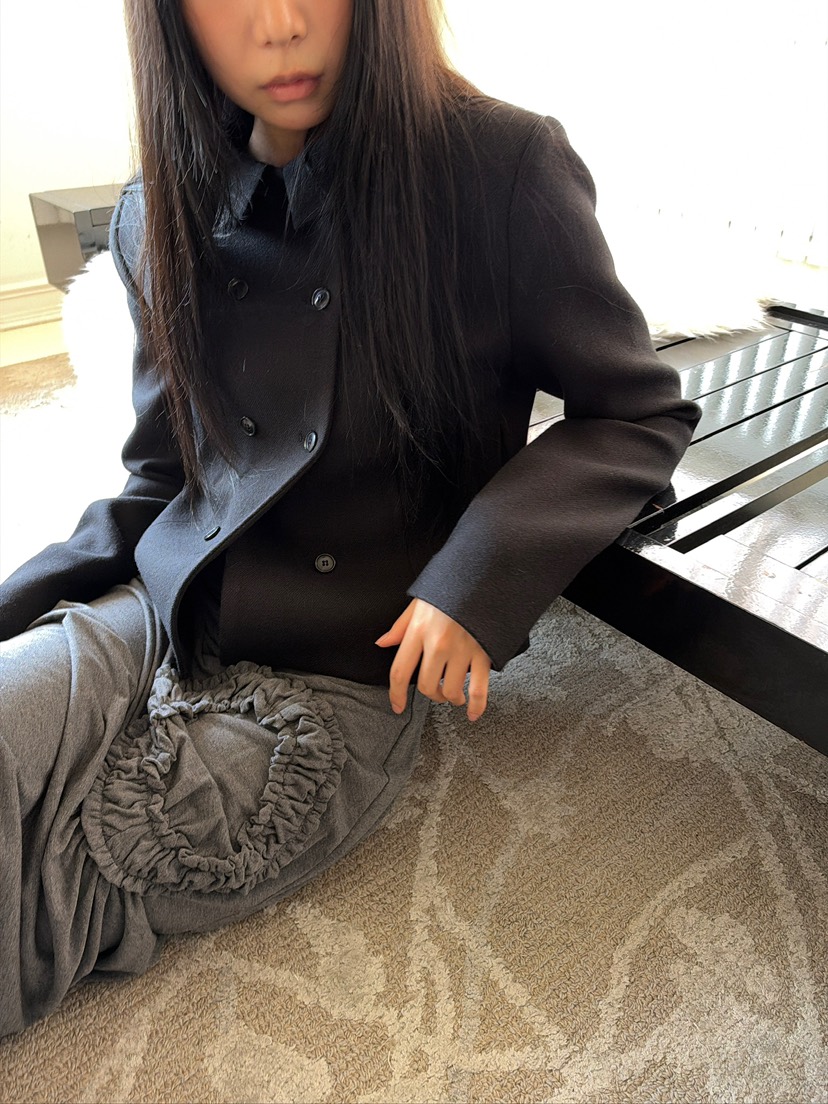 AWESOME SAUCE韓國直郵女裝新品熱賣人氣時尚推薦短款大衣AWESOME SAUCE短款大衣