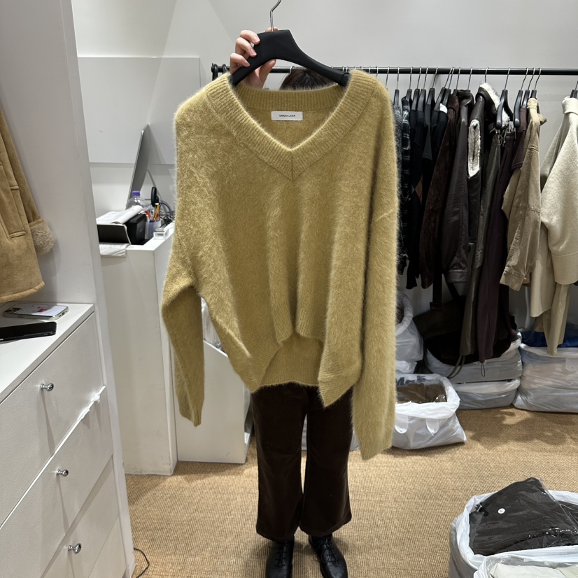 GARDEN LAYER東大門代購女裝新品休閑推薦真品毛衣安哥拉GARDEN LAYER毛衣圖色3