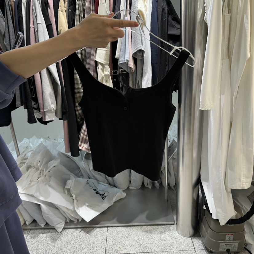 VIRKIN東大門直郵女士新款休閑時尚熱賣人氣吊帶背心無袖VIRKIN吊帶/背心圖色3
