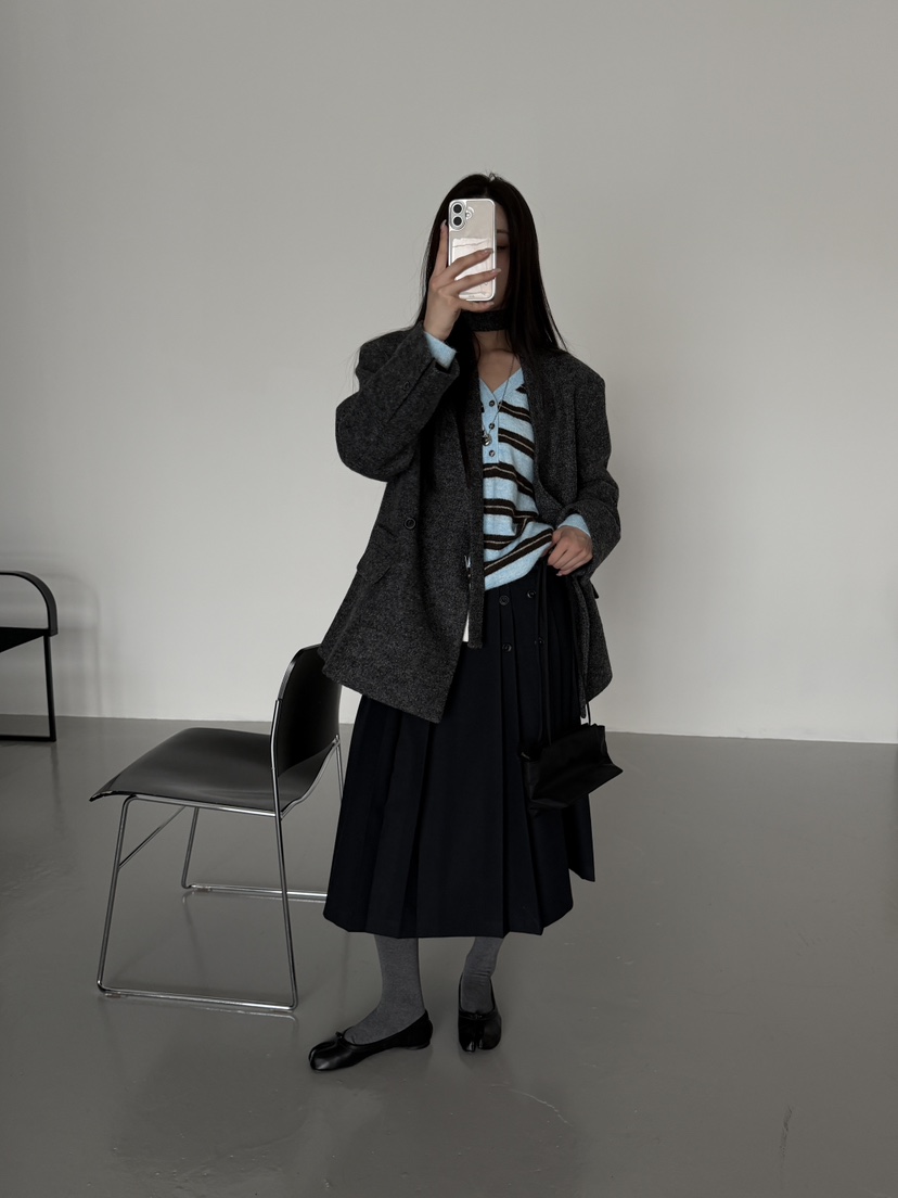 OUTLANDER韓國直郵女士新品時尚熱賣真品休閑推薦人氣針織衫OUTLANDER針織衫