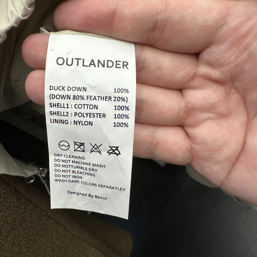 OUTLANDER東大門直郵女士新品熱賣時尚推薦人氣短款羽絨服OUTLANDER短款羽絨服