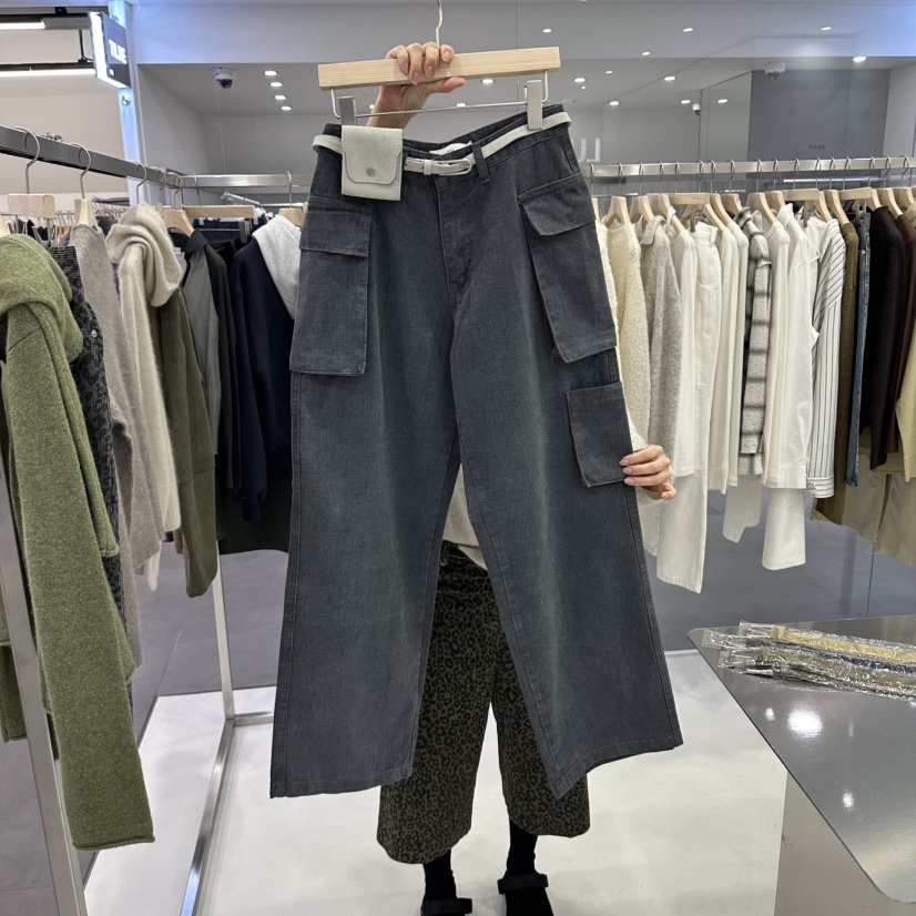 LUTH東大門代購女士新品熱賣休閑時尚人氣休閑褲不含腰帶LUTH休閑褲圖色2