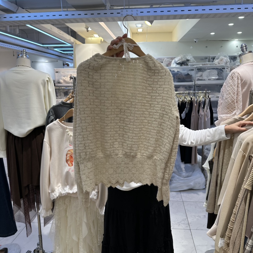BELITA東大門代購女裝新款休閑真品人氣推薦開衫蕾絲紐扣BELITA開衫