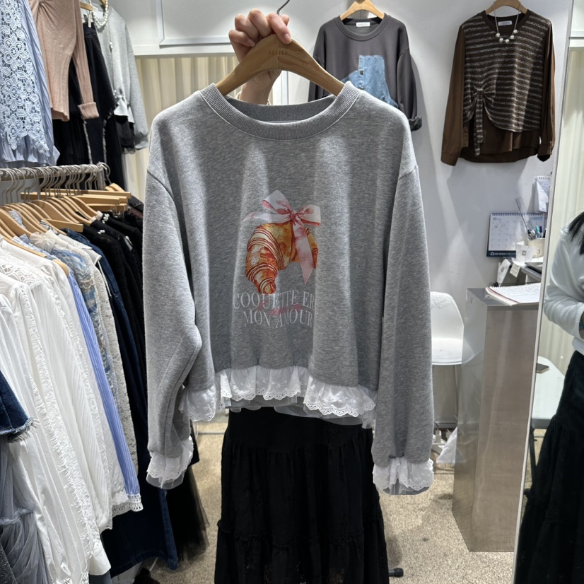 BELITA韓國直郵女士新款熱賣推薦時尚休閑真品人氣衛衣BELITA衛衣圖色2