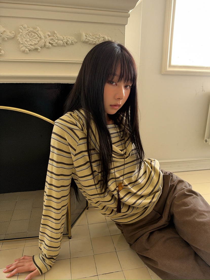 AWESOME SAUCE韓國代購女裝新款人氣時尚休閑熱賣長袖T恤AWESOME SAUCE長袖T恤
