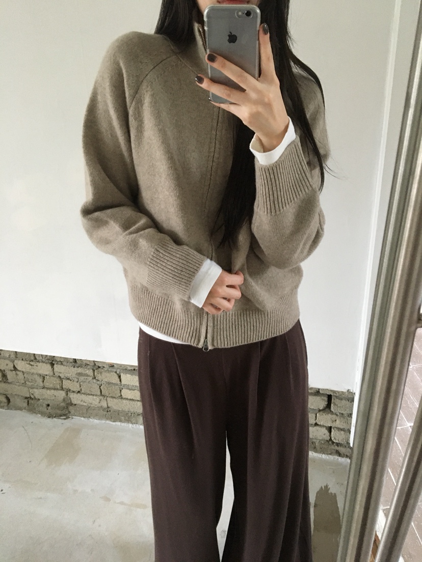 LEGACY東大門代購女士新品時尚休閑推薦熱賣開衫高領拉鏈衫LEGACY開衫