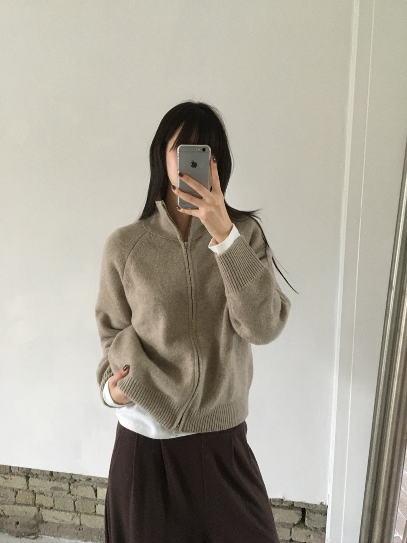 LEGACY東大門代購女士新品時尚休閑推薦熱賣開衫高領拉鏈衫LEGACY開衫