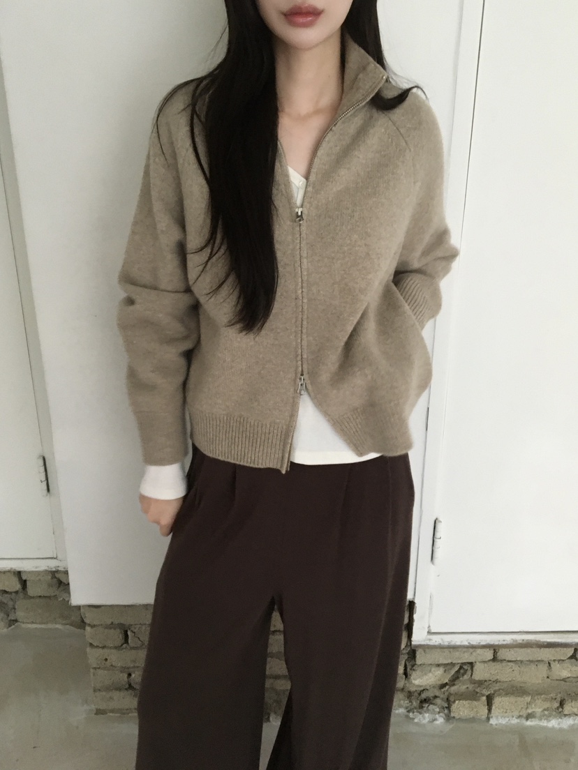 LEGACY東大門代購女士新品時尚休閑推薦熱賣開衫高領拉鏈衫LEGACY開衫