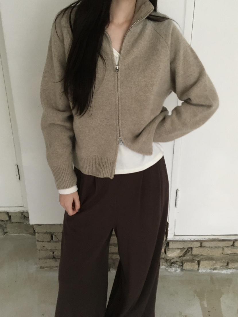 LEGACY東大門代購女士新品時尚休閑推薦熱賣開衫高領拉鏈衫LEGACY開衫