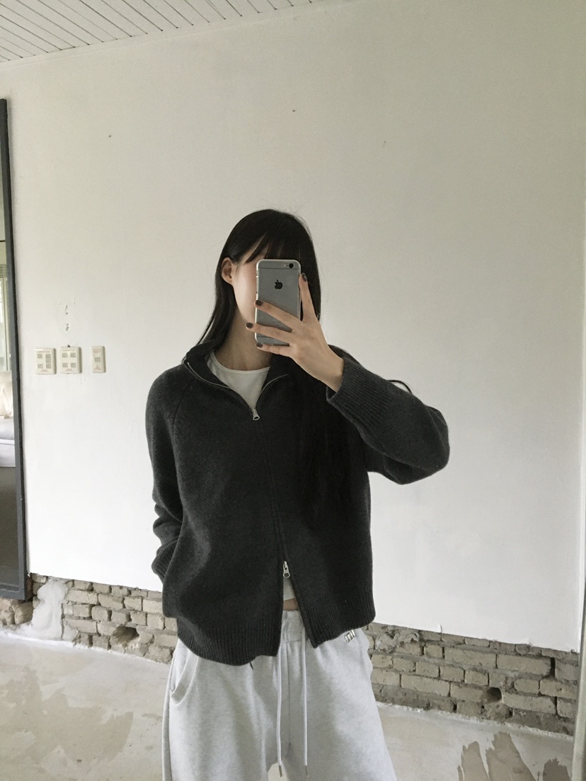 LEGACY東大門代購女士新品時尚休閑推薦熱賣開衫高領拉鏈衫LEGACY開衫