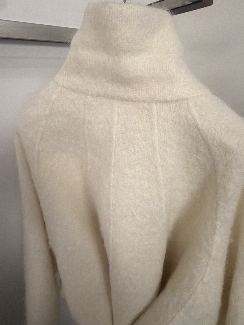 LONDON FLAT韓國代購女士新品真品休閑時尚中長款大衣手工LONDON FLAT中長款大衣