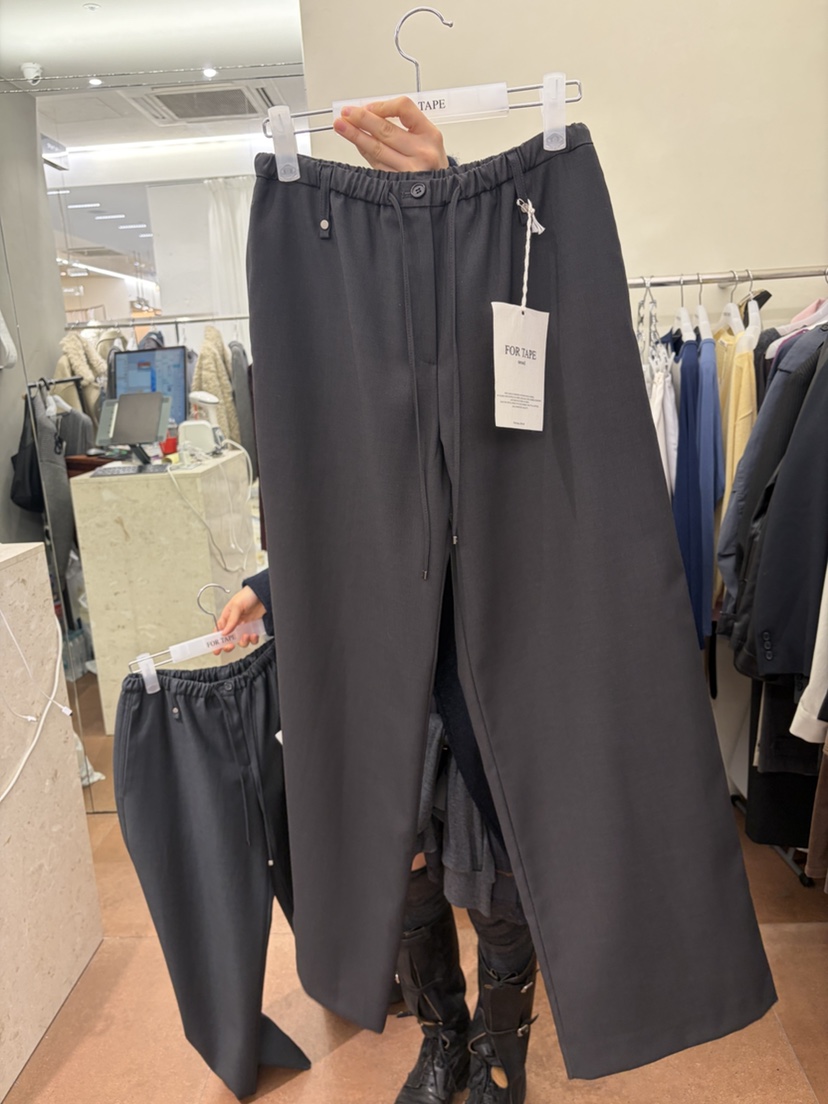 FOR TAPE東大門實拍女裝新品休閑推薦真品熱賣休閑褲口袋FOR TAPE休閑褲圖色2차콜