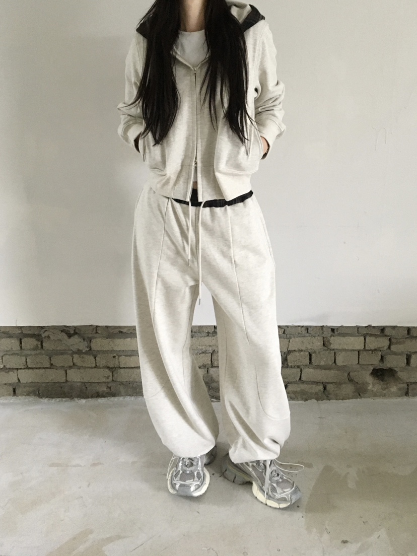 LEGACY韓國代購女裝新品時尚推薦休閑熱賣休閑褲格子運動LEGACY休閑褲