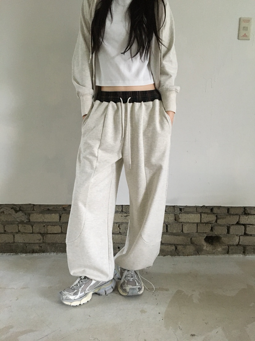 LEGACY韓國代購女裝新品時尚推薦休閑熱賣休閑褲格子運動LEGACY休閑褲