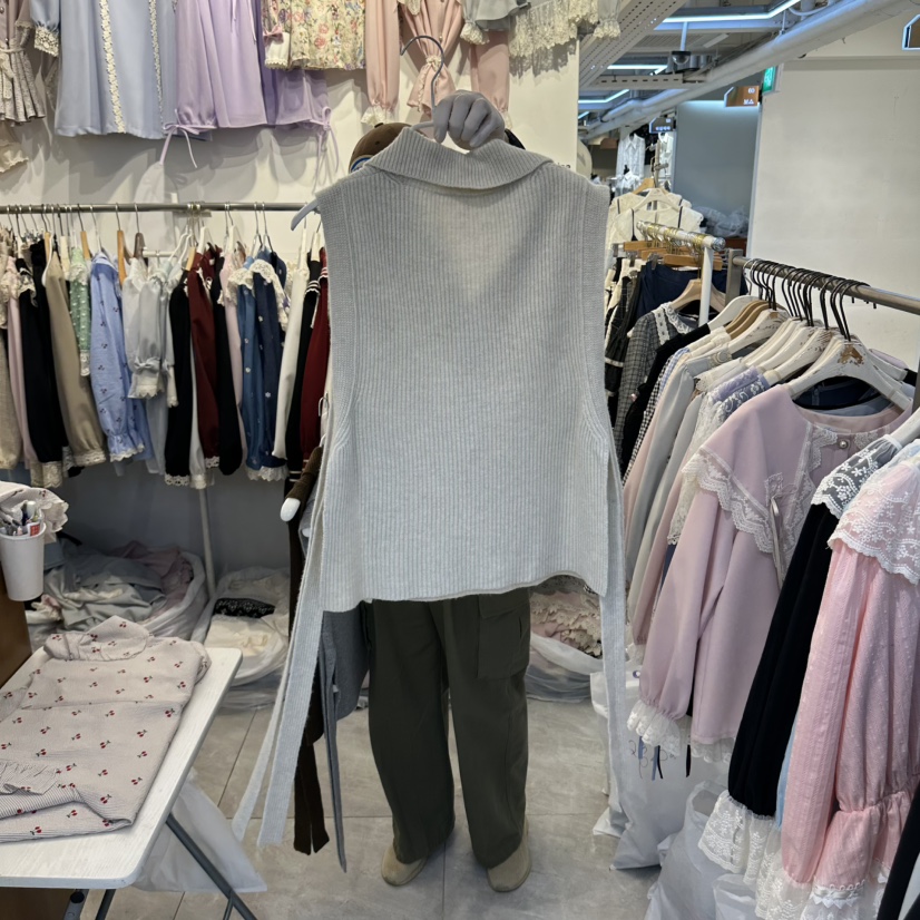 PAPA韓國直郵女裝新款時尚人氣真品休閑推薦熱賣吊帶背心Papaine/HALMADE吊帶/背心