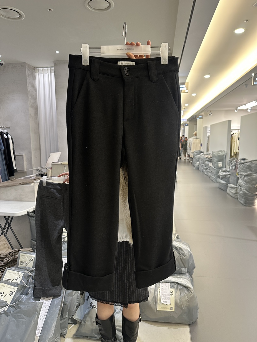 MONDAYMORING東大門實拍女裝新品人氣休閑推薦熱賣休閑褲Monday Morning休閑褲圖色3