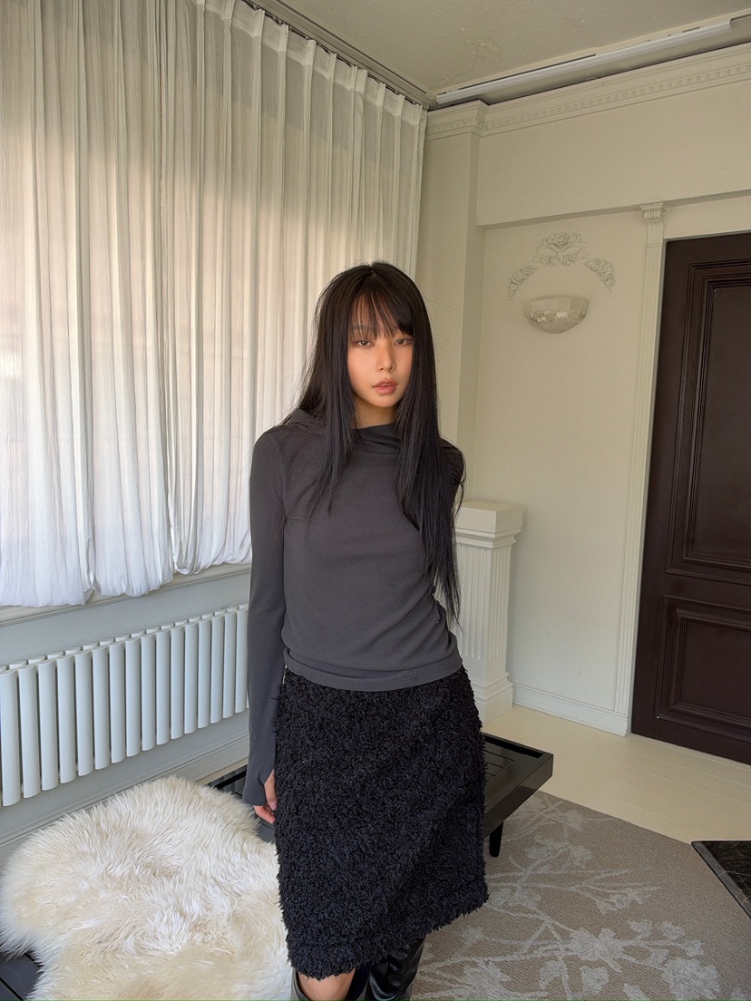AWESOME SAUCE東大門實拍女士新品休閑推薦熱賣人氣長袖T恤AWESOME SAUCE長袖T恤
